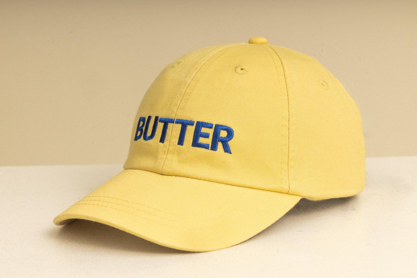 Butter Embroidered Baseball Cap