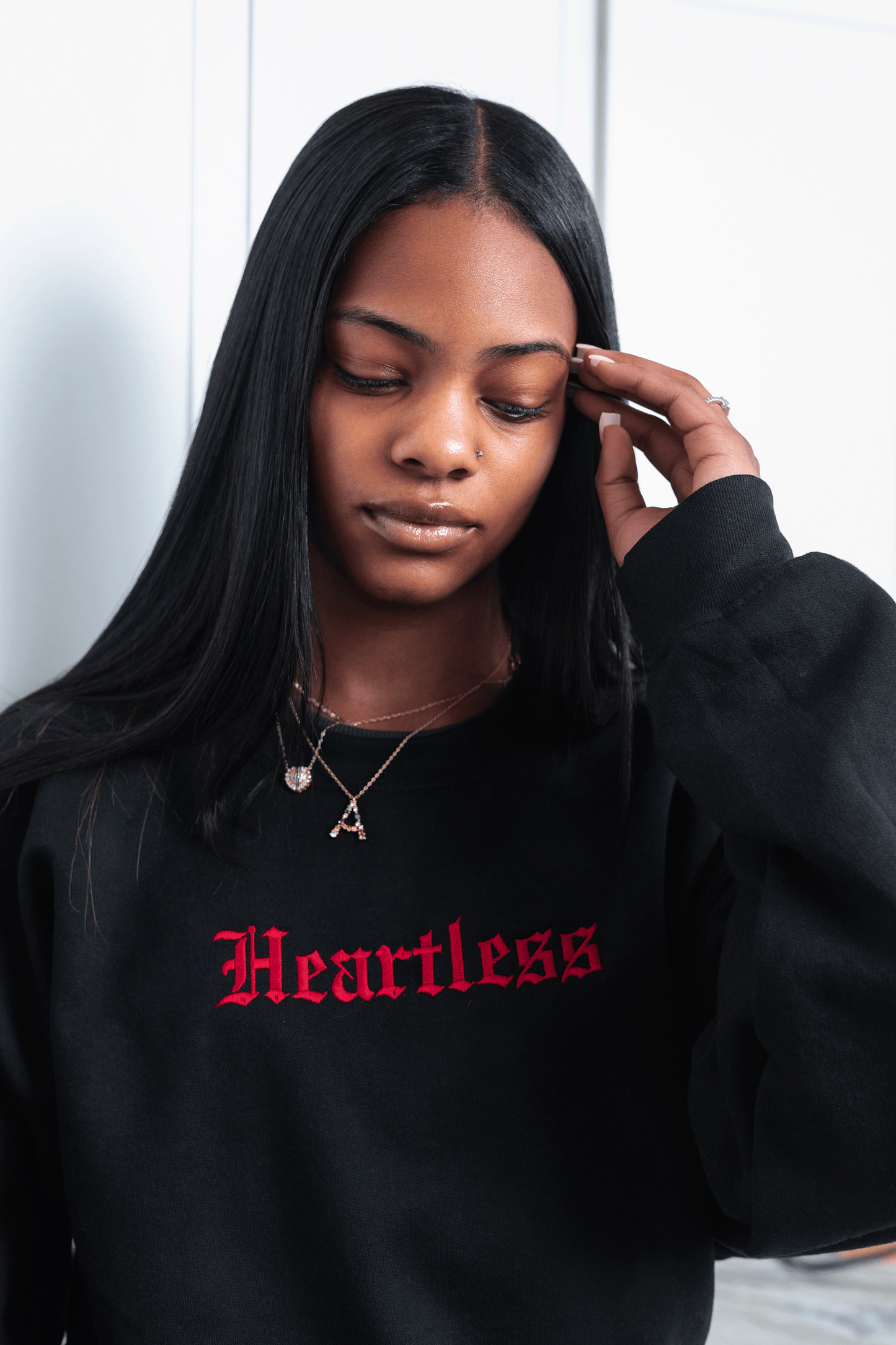 Heartless Embroidered Sweatshirt